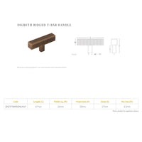Digbeth T-Bar Handle Ridged