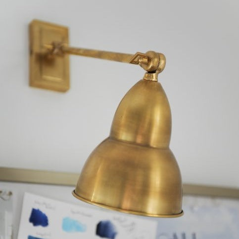 French Library Single Arm Wall Lamp