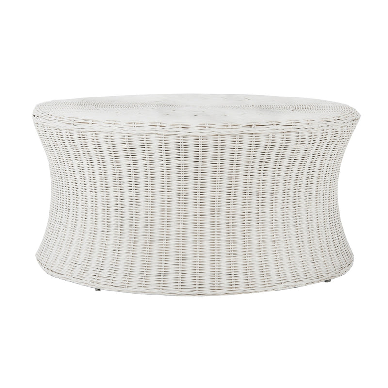 Laguna Cocktail Ottoman - White