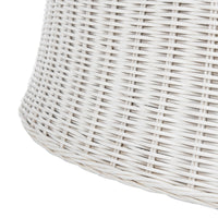 Laguna Cocktail Ottoman - White