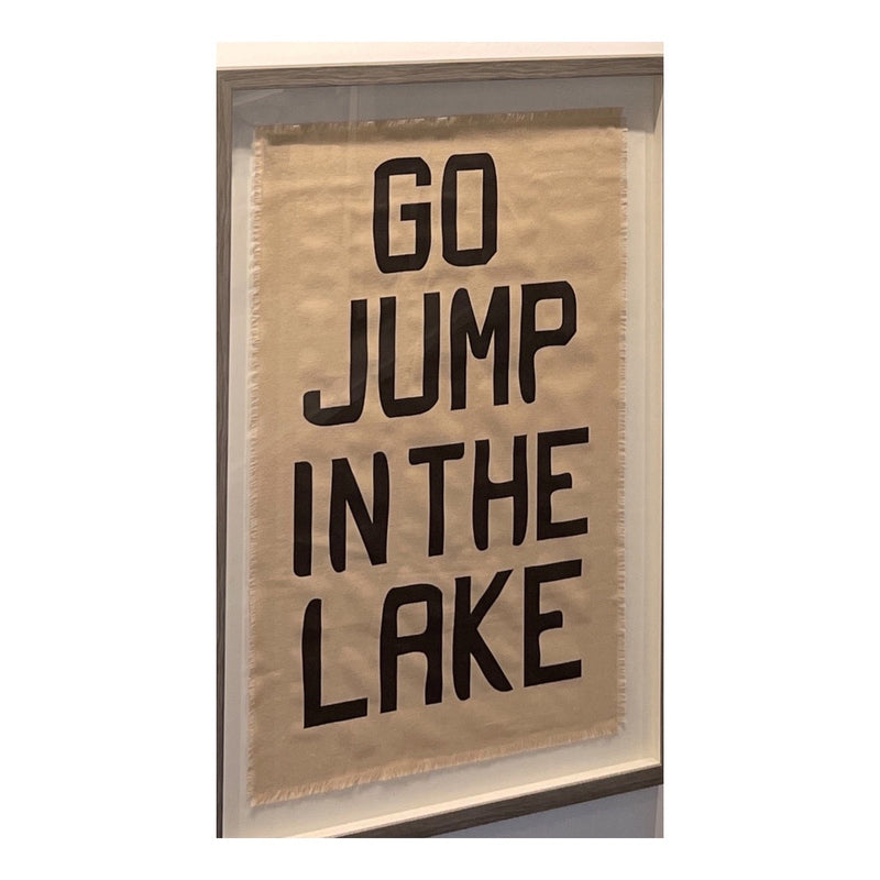 No Wake Zone Framed Artwork