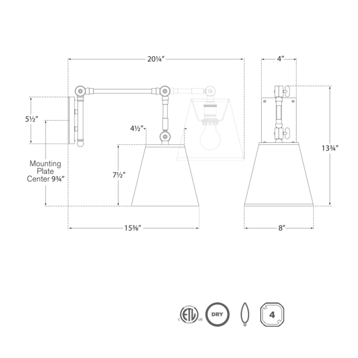 Graves Pivoting Sconce