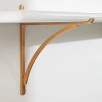 Harborne Brass Shelf Bracket