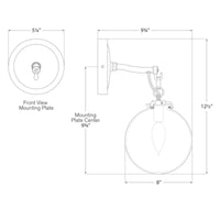 Katie Globe Sconce