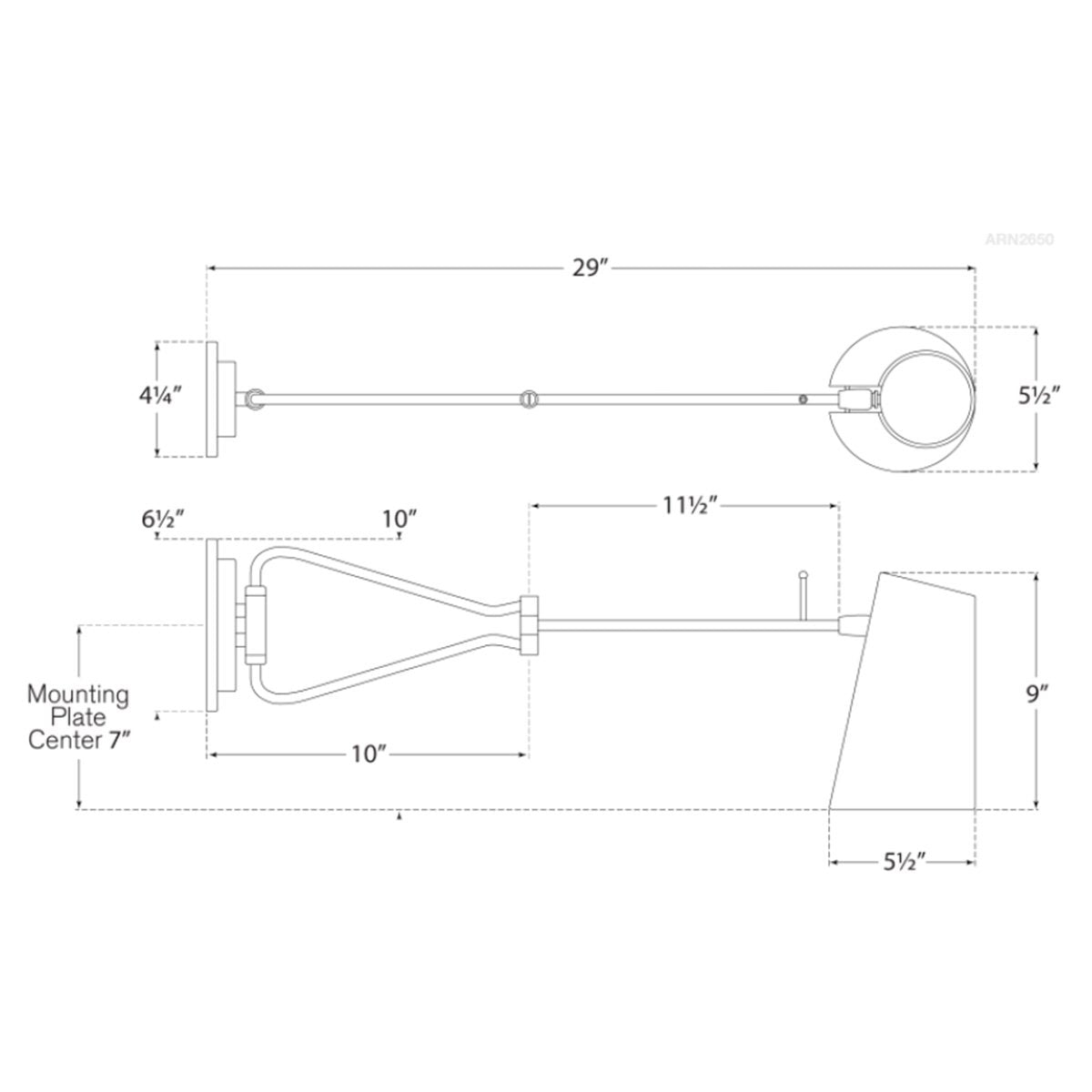 Keil Swing Arm Light