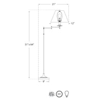 Dorchester Swing Arm Floor Lamp