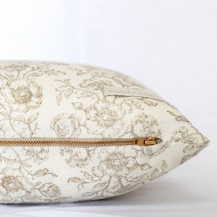 Mabel Lynn Pillow Cover - Birch - 24" x 24"