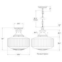 Milton Road Flush Mount