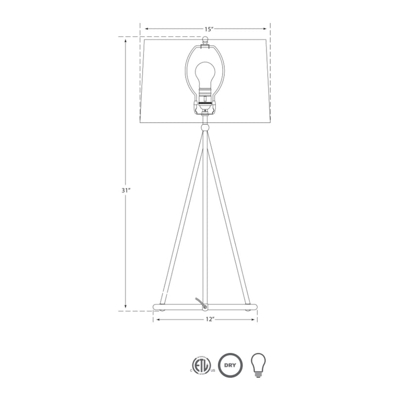Nina Tapered Table Lamp