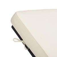Hampton Chaise with Side Table - Black