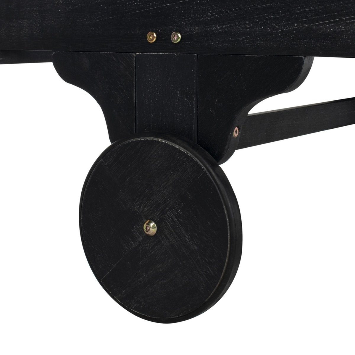 Hampton Chaise with Side Table - Black