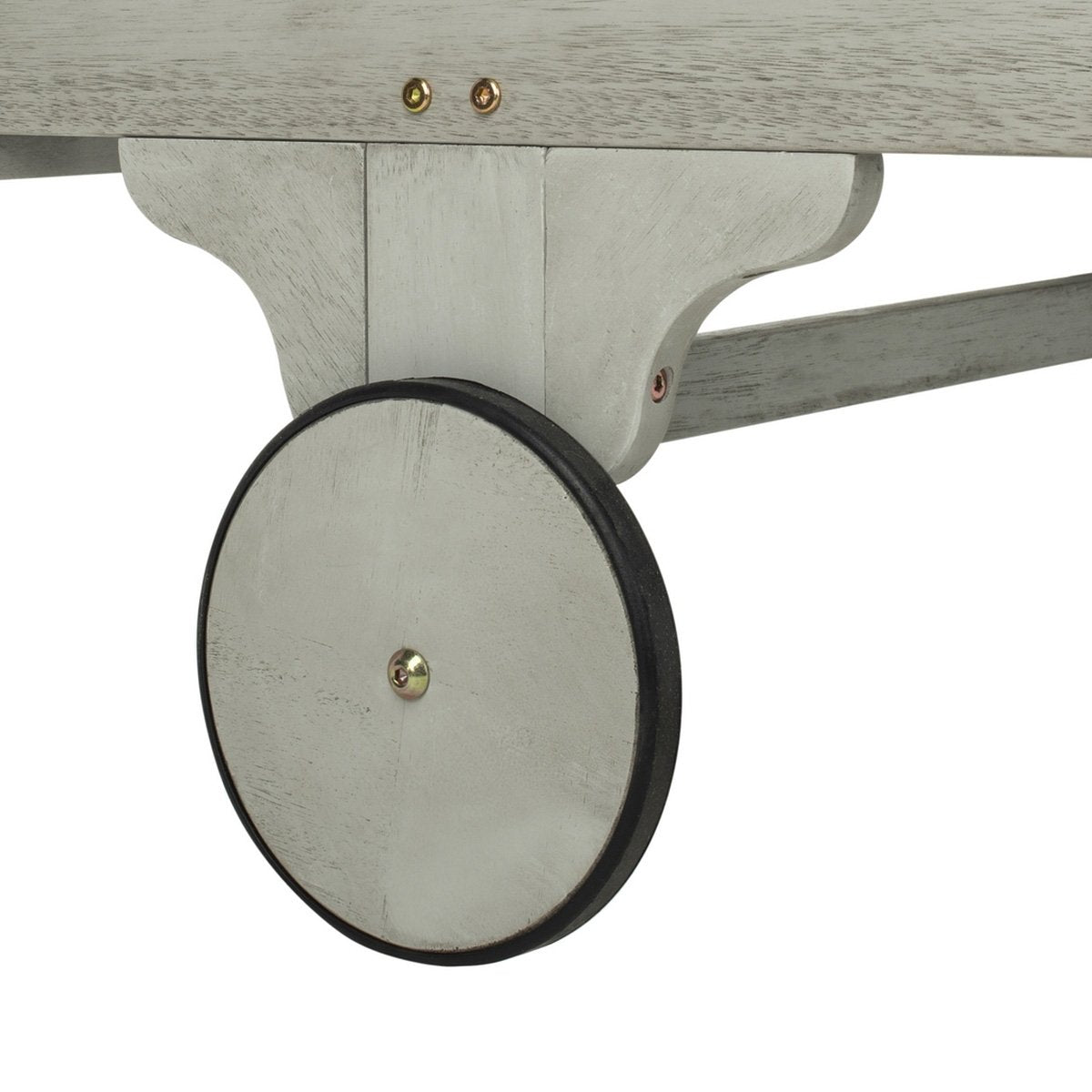 Hampton Chaise with Side Table - Ash Grey