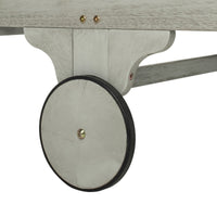 Hampton Chaise with Side Table - Ash Grey