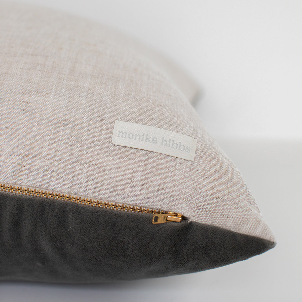 Preston Pillow Cover - Charcoal