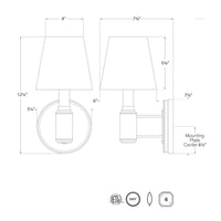 Riley Single Sconce