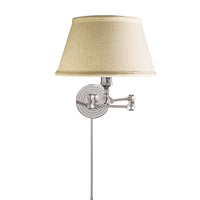 Boston Swing Arm with Linen Shade