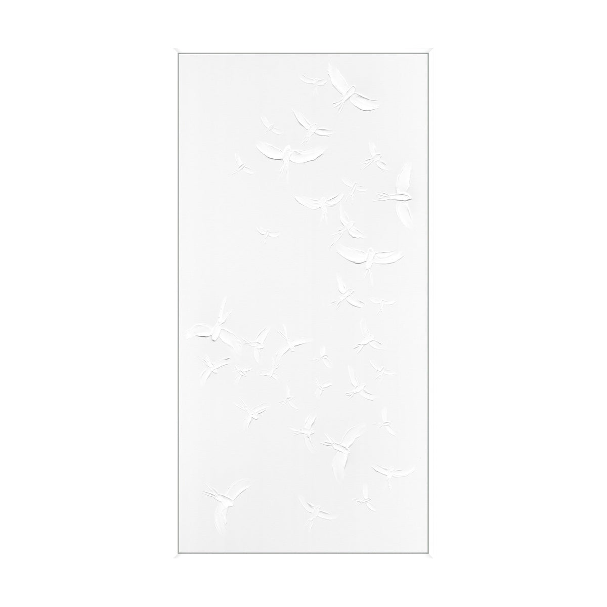 Birds on Canvas No. 02 Framed Artwork