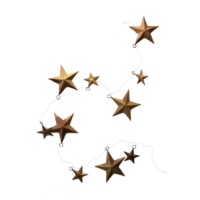 Metal Star Garland